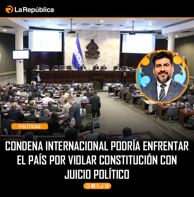 CONDENA INTERNACIONAL PODRÍA ENFRENTAR  EL PAÍS POR VIOLAR CONSTITUCIÓN CON  JUICIO POLÍTICO  - Cover Image